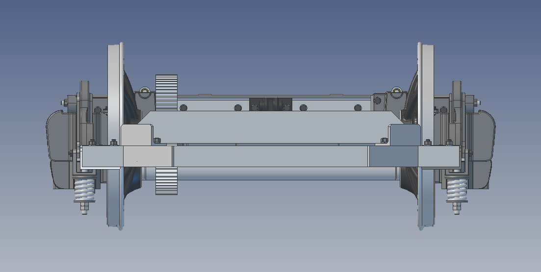 14-D-5牵引力转向架3D模型图纸 STP格式